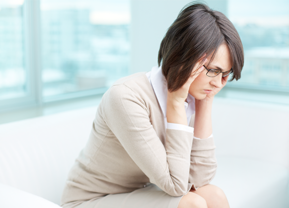 stressed woman